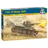 Image de Maquette T-34/76 soviétique modèle 1943 DÉCALQUES POUR 5 VERSIONS - FEUILLE D'INSTRUCTIONS COULEUR Le T-34 était l'un des chars les plus 1/72 - Itale