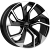 Image de Jantes GMP REBEL 9,5 x 21, 5 x 130, déport 60, BLACK DIAMOND