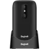 Image de Beghelli 9206 Téléphone portable pour personnes âgées avec GPS et bouton SOS - Noir, écran 2,8 pouces