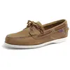 Image de Chaussures Sebago pour homme, modèle Docksides Portland Crazy B.Tan, collection printemps-été 2024, pointure : 40