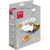 Image de Metaltex Julienne, Râpe rotative, Acier inoxydable, Blanc, Plastique, Acier inoxydable, 192 mm, 73 mm