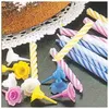 Image de Bougies Anniversaire X24 + 12 Supports - Metaltex