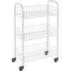 Image de Tomado-Metaltex Siena Keukentrolley met Wielen 41x23x63 cm Zilver