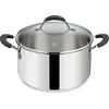 Image de Faitout 26cm avec couvercle inox - Lagostina - 012896031626 - tempra