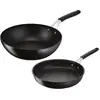 Image de Lot Poêle 26 Cm + Poêle Wok 28 Cm - Tempra - Lagostina