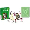 Image de Cartes de poker Modiano Vert clair 100% plastique 4 Large Index