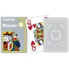 Image de Cartes à jouer Modiano 100% plastique Poker Cristallo 4 Index gris