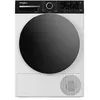 Image de Sèche-linge à pompe à chaleur Whirlpool CWD86MWBRFR 8 kg blanc/noir, pose libre, vapeur, programmes coton/linge délicat, HomeWhiz, départ différé 24 h - Neuf