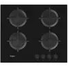 Image de Whirlpool GOB 616/NB, Noir, Encastrable, 59 cm, Gaz, Verre, 4 zone(s)