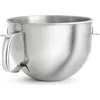Image de Bol de 5.6l inox poli à poignée pour robot artisan - Kitchenaid - 5KSMB60 -