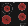 Image de Whirlpool AKT 8130 NE, Noir, Rouge, Encastrable, Céramique, Vitre céramique, 4 zone(s), 4 zone(s)