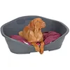 Image de Trixie   Corbeille Pour Chien 65x56x31 Cm   Plastique Résistant   Fentes D'Aération Pour Circulation D'Air   Confort Optimal