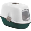 Image de Bac à litière verrouillable Furba Top avec filtre, blanc et vert, 58,5 x 39,4 x 42,7 cm, Stefanplast