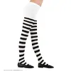 Image de Collants Ã  rayures Noir/Blanc - Fille