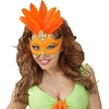 Image de Masque Loup Orange BrÃ©sil - Adulte