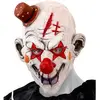 Image de Masque tÃªte complete clown tueur avec mini chapeau