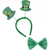 Image de Bandeau Widmann Pour La Saint-patrick Avec Noeud Papillon Vert À Paillettes