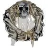 Image de COURONNE OS ET CRANE AVEC ARAIGNEE ET GAZE EFFRAYANT