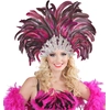 Image de Coiffe Samba Rose - Adulte