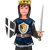 Image de CHEVALIER MEDIEVAL (manteau avec capuche, ceinture)  5-7