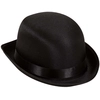 Image de Chapeau Melon Satin Noir Luxe