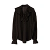 Image de Chemise Pirate Renaissance Homme Noire