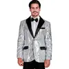Image de Veste Ã  Paillettes : Argent - Homme