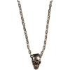 Image de Collier ChaÃ®ne TÃªte De Mort - accessoire Halloween