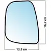 Image de MAD - Miroir de rétroviseur gauche 2037 - Réf. 2037
