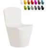 Image de Chaise Design Moderne Slide Zoe Pour Bar Restaurant Cuisine Et Jardin - Blanc