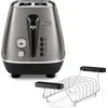 Image de Grille-pain DeLonghi Distinta CTIN2103.TB - 900 W, noir titane