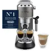 Image de De'Longhi Dedica Style - Machine à expresso avec mousseur à lait manuel   Noir titane