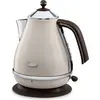 Image de Delonghi KBOV 2001.AZ/BG/BK/GR Bouilloire sans fil, corps en acier inoxydable, 1,7 litre, 2000 watts, 360 ? Socle, protection contre la marche à sec, filtre anticalcaire, arrêt automatique