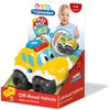 Image de Clementoni - Baby Clementoni Safari Retrofriction Car with Lights and Sounds - jouets sonores pour bébé à partir de 1 an (17178) CLEMENTONI