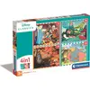 Image de Clementoni Puzzle 4 en 1 Disney Classique 21523