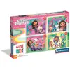 Image de Puzzle CLE 4 en 1 SuperKolor Maison Gaby 21752