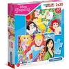 Image de Clementoni puzzle 2x20 Princesse super couleur 24766