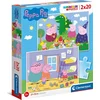 Image de Clementoni puzzle 2x20 SuperKolor Peppa Pig 24778