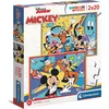 Image de Clementoni puzzle 2x20 SuperKolor Mickey 24791