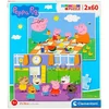 Image de Clementoni puzzle 2x60 SuperKolor Peppa Pig 24793