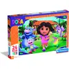 Image de CLEMENTONI CLE CLE puzzle 24 Maxi SuperKolor Dora 24826