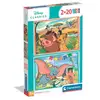 Image de Puzzle 2x20 pièces CLEMENTONI Disney Classics 27x18 cm Pièces larges ge 3+ Turquoise - Neuf