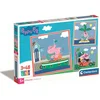 Image de Puzzle CLE 3x48 Carré Peppa Pig 25293