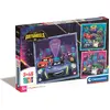 Image de Puzzle CLE 3x48 Roues de chauve-souris SuperKolor 25307
