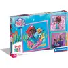Image de Disney Puzzle Ariel 3x48 Carré Clementoni 25324