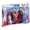 Image de Clementoni 27274 puzzle Puzzle a blocchi 104 pz Cartoni (Clementoni SuperColor Disney Frozen 2) - Neuf