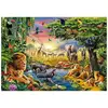 Image de Puzzle 2000 pièces CLEMENTONI High Quality The African Gathering 97,5 x 66,8 cm Multicolore - Neuf