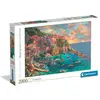 Image de Puzzle 2000 pièces CLEMENTONI Painted Manarola, ville côtière, découpe précise, format 97,5 x 66,8 cm, idéal adultes, boîte fermée - Neuf