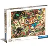 Image de Clementoni Puzzle 500 pièces HQ Le collectionneur de papillons 35125