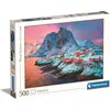 Image de Puzzle Clementoni 500 HQ Hamnoy Village 35144